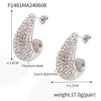F1481-Steel Earrings Ke64633-K