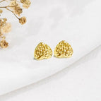 One Size / Gold / Oil Pressure Peach Heart