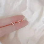 10 # Small Earrings - Deer Antlers