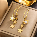 White Five-Pointed Star E-390