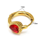 Golden Heart-Shaped Red Diamond