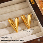 Gold Earrings 834-4