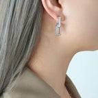 F703-Steel Earrings