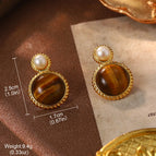 Round Brown / 1.7*2.5CM