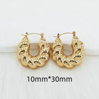 10mm*30mm / Gold / 1 Pair/Package