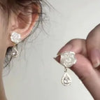 Camellia Ear Studs
