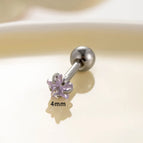 Silver / 3# -Change to Violet Blue 4mm