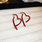 8#Silver Needle-Red Heart