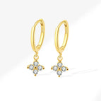 18K Gold with Silver Earplugs / 925 silver