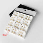 Small 3mm [12 Pairs]]