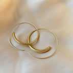 33# Ear Hook-Matte Golden