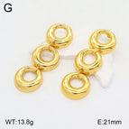 21mm Sanyuan / Gold / 1 Pair/Package