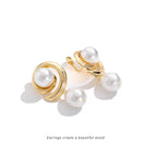 【2963】 Gold Spiral Mosquito Coil Ear Clip