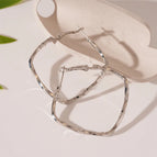 10#Silver Needle-Silver-Rhombus