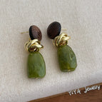 Green Earrings