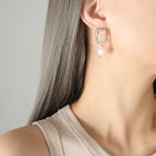 F362-Steel Earrings