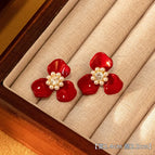 1#Anchor Red Spray Paint—14k Gold Plated