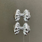 3415 Acrylic Bow Steel Needle Silver