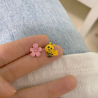 Little Bee Flower Earrings