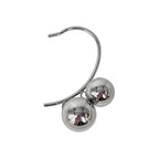 Metal ball earrings