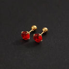 Red / 6mm Pair