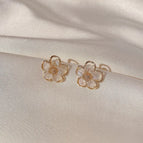 30#-Simple Graceful Flower Earrings