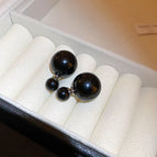 107# Silver Needle-Regular-Black Pearl