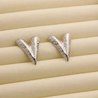 R185 Pleated Heart-Steel Color