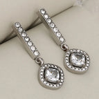 Square / Silver / 1 Pair/Package