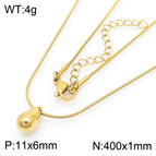 Gold Necklace Kn281704-KFC