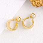 Gold Wide C Ring