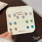 HE61 [8mm Straight Needle Style] Colorful Heart Seven-Piece Set