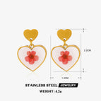 Love Heart Earrings 1