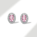 Pink [October] White Gold Color / 925 Silver