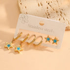 Star ear studs