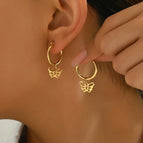 One Size / Gold / Butterfly