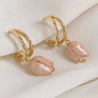 Pink Ear Studs Pattern 3