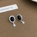 Matte Black Onyx/Silver Needle
