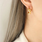 F495-Gold Earrings
