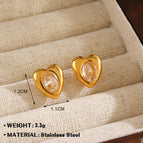 Gold Earrings 842-1