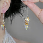 29#Ear Wire - Silver - AB Color