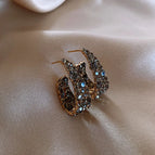 30#C-Shaped Full Diamond【E0199 Silver Needle】