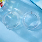 One Size / Transparent Circle / Irregular Transparent Earrings