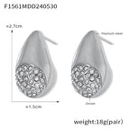 F1561-Steel Earrings Ke64633-K