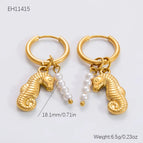 Eh11415 / Electroplating 18K Real Gold