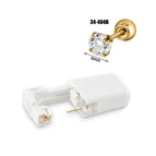 Golden 4mm Zircon