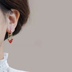 Red Earrings D81