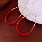 68#Silver Needle-Red-Oval