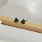 Black Love Heart/1 Pair