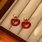 2#Anchor Red Spray Paint—14k Gold Plated